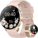 AI Smart Watch for Women: Stylish in Pink!